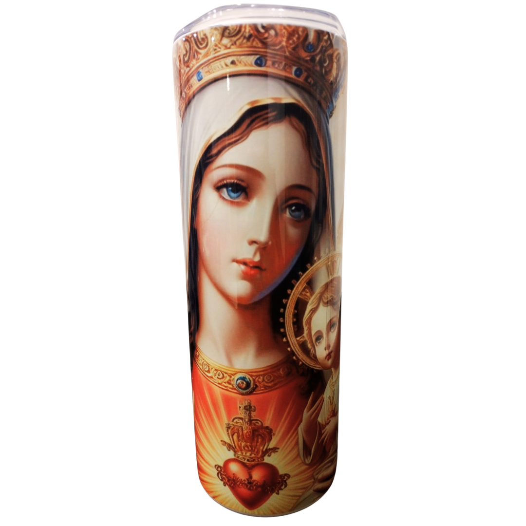 Tumbler de la virgen 20 Oz